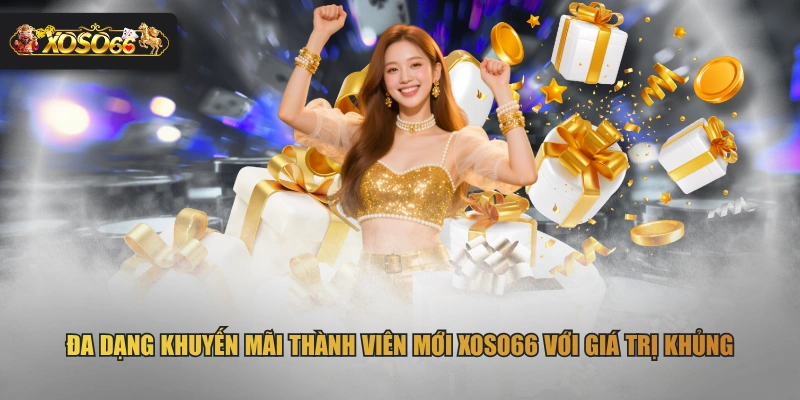 Đa dạng khuyến mãi thành viên mới XOSO66 với giá trị khủng